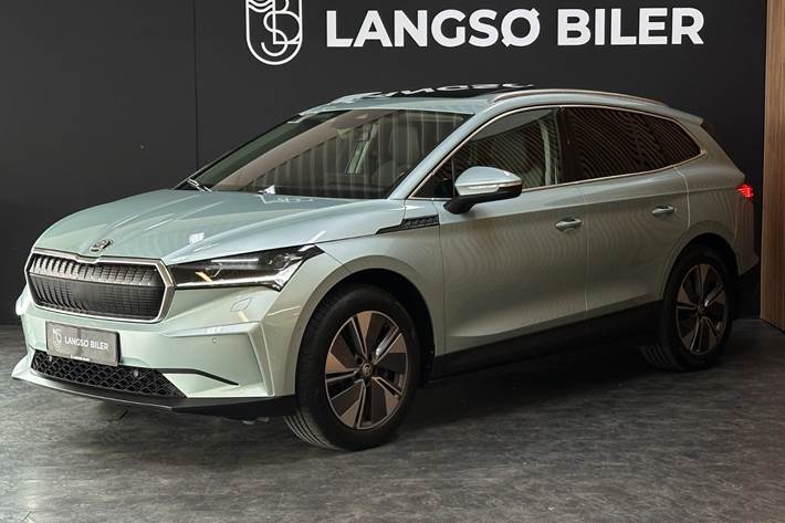 Grøn Skoda Enyaq fra 2022