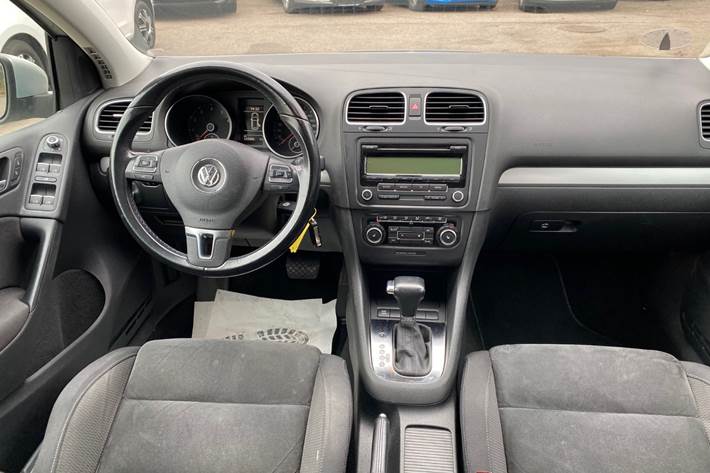 Sølv VW Golf VI fra 2009