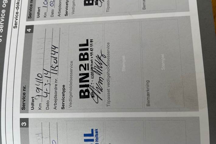 Sort Volvo V70 fra 2013