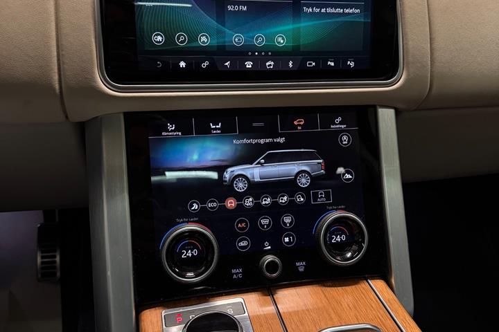 Blå Land Rover Range Rover fra 2018