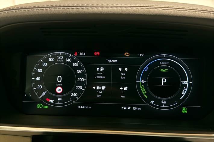 Blå Land Rover Range Rover fra 2018