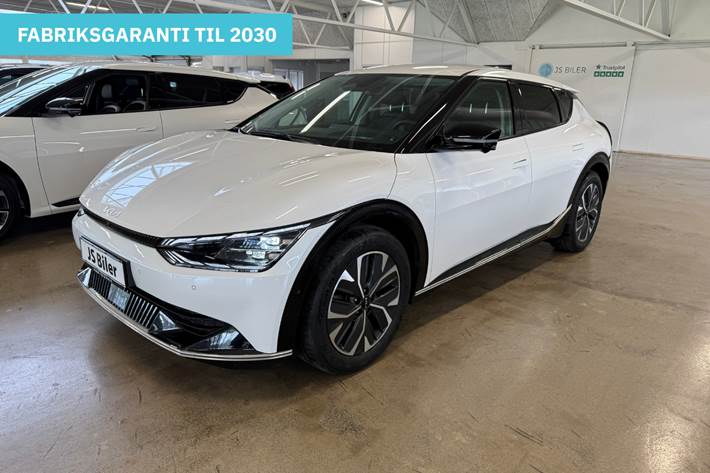 Hvid Kia EV6 fra 2023 set udefra