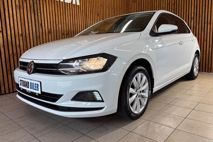Hvid VW Polo fra 2019