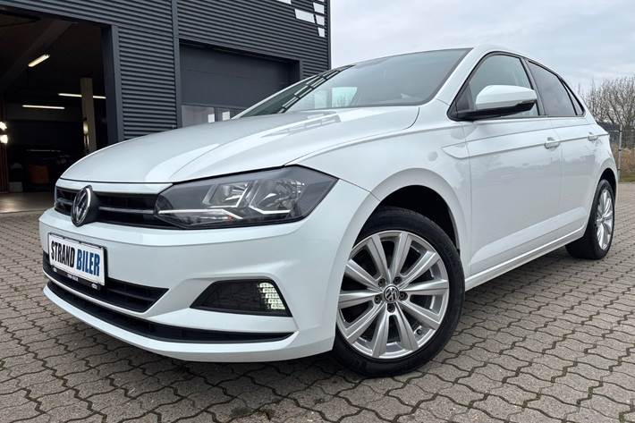 Hvid VW Polo fra 2019