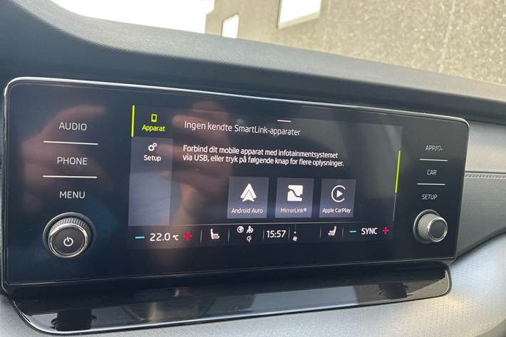 Hvid Skoda Octavia fra 2021