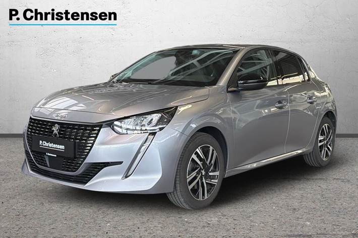 Grå Peugeot 208 fra 2023