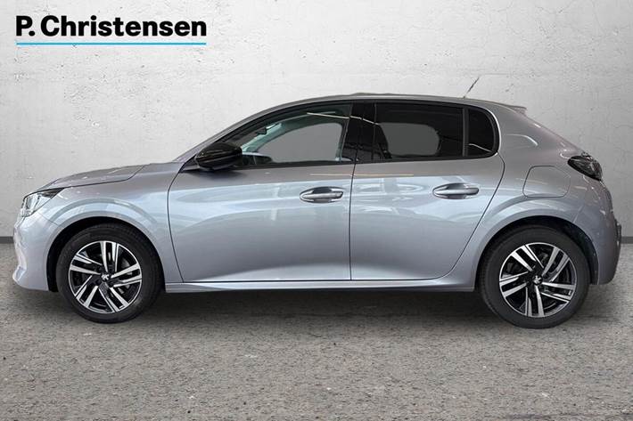 Grå Peugeot 208 fra 2023