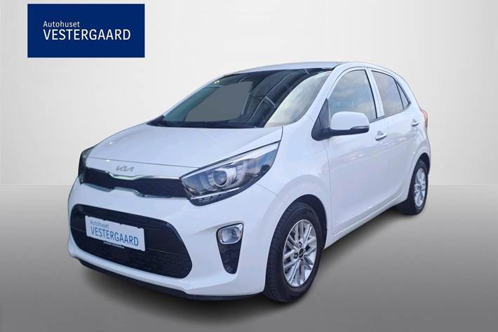 Hvid Kia Picanto fra 2024 set udefra