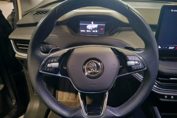 Sort Skoda Enyaq fra 2023