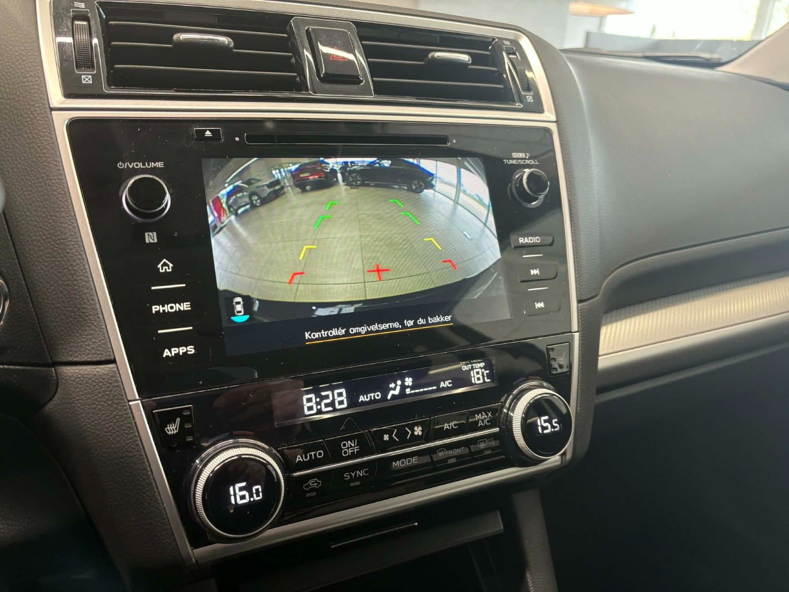 Blå Subaru Outback fra 2019