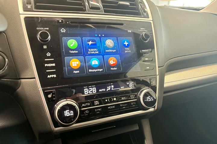 Blå Subaru Outback fra 2019
