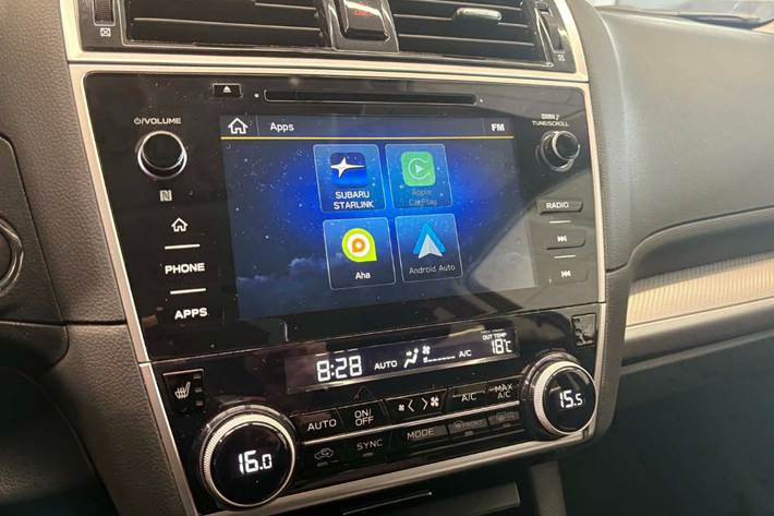 Blå Subaru Outback fra 2019