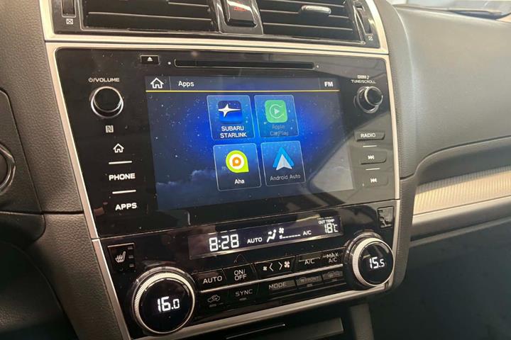 Blå Subaru Outback fra 2019