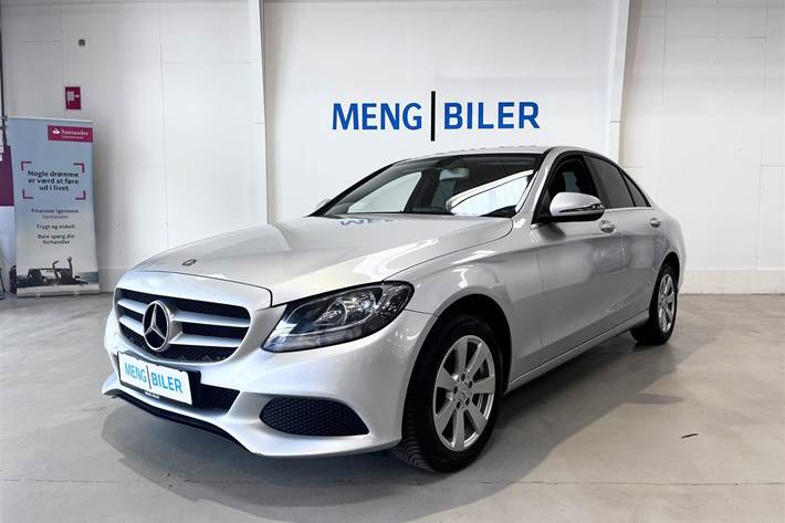 Sølv Mercedes C200 d fra 2016
