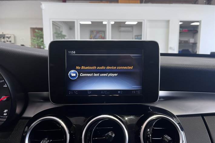 Sølv Mercedes C200 d fra 2016