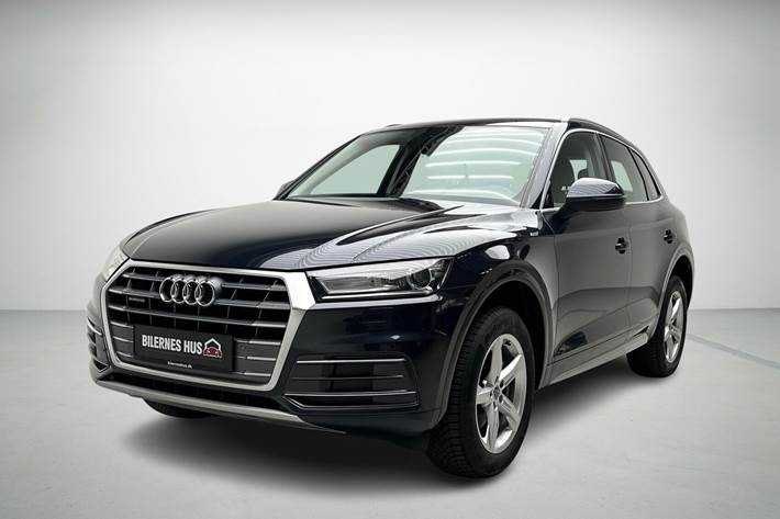 Blå Audi Q5 fra 2018