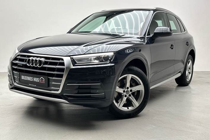 Blå Audi Q5 fra 2018
