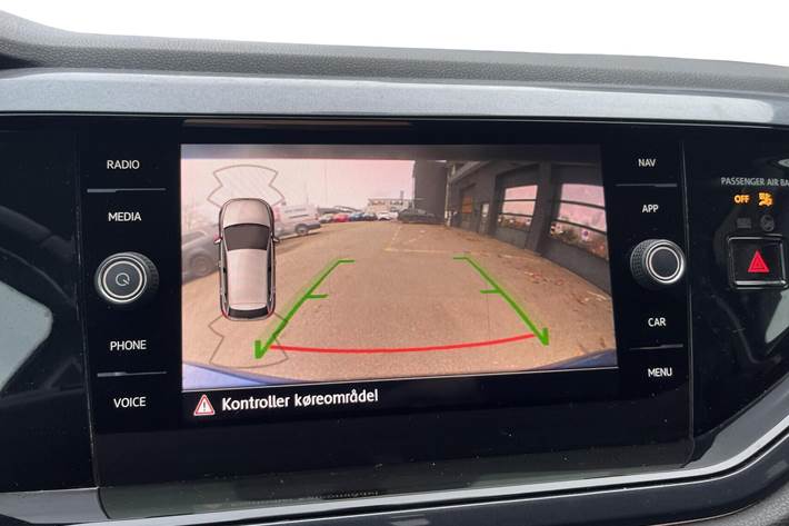 Blå VW Polo fra 2018