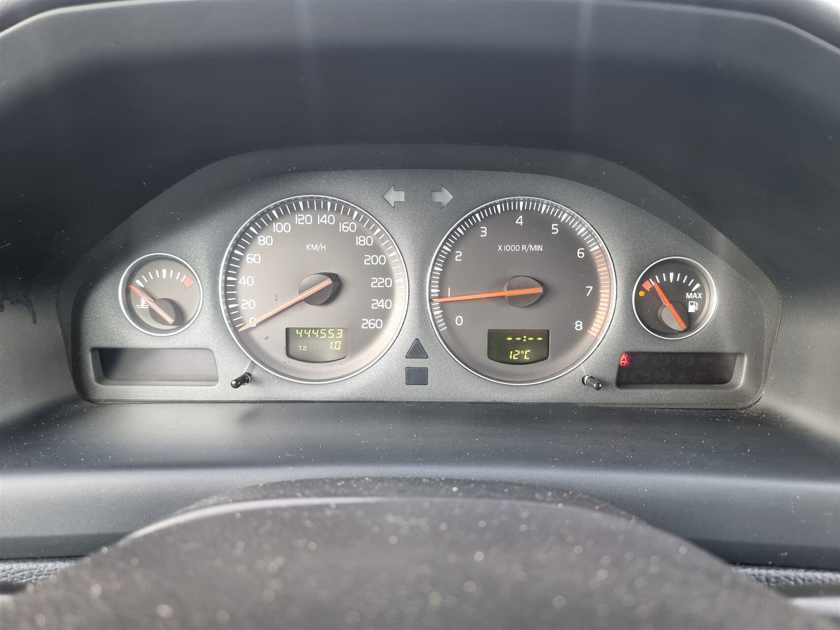 Sort Volvo V70 fra 2006