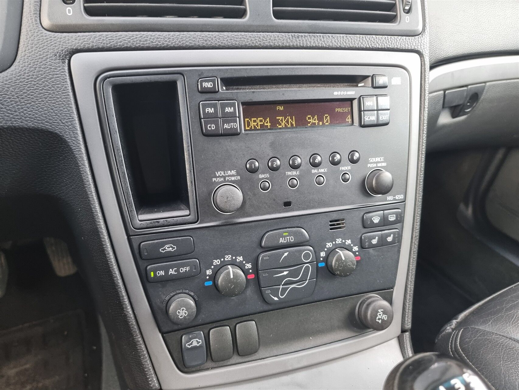 Sort Volvo V70 fra 2006