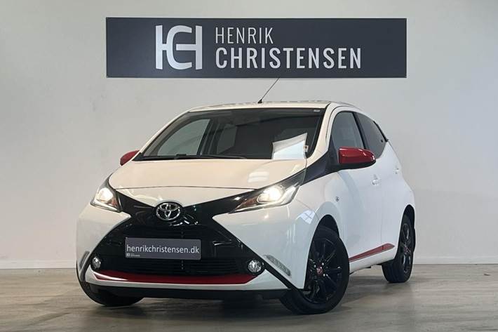Hvid Toyota Aygo fra 2017