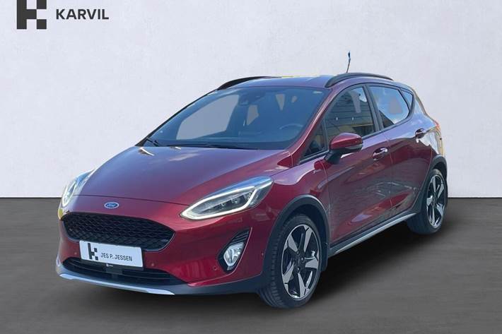 Rød Ford Fiesta fra 2020