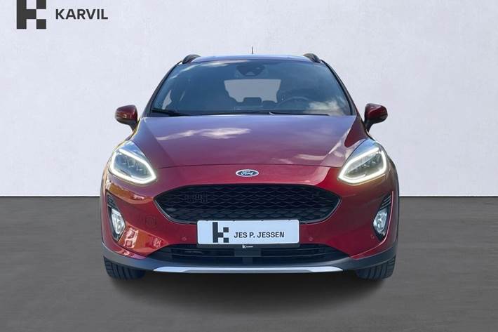 Rød Ford Fiesta fra 2020