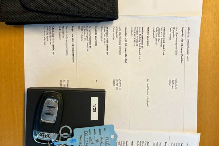 Sort Audi A6 fra 2017