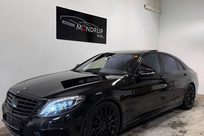 Sort Mercedes S350 fra 2013