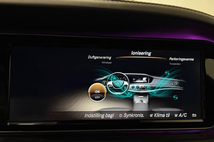 Sort Mercedes S350 fra 2013
