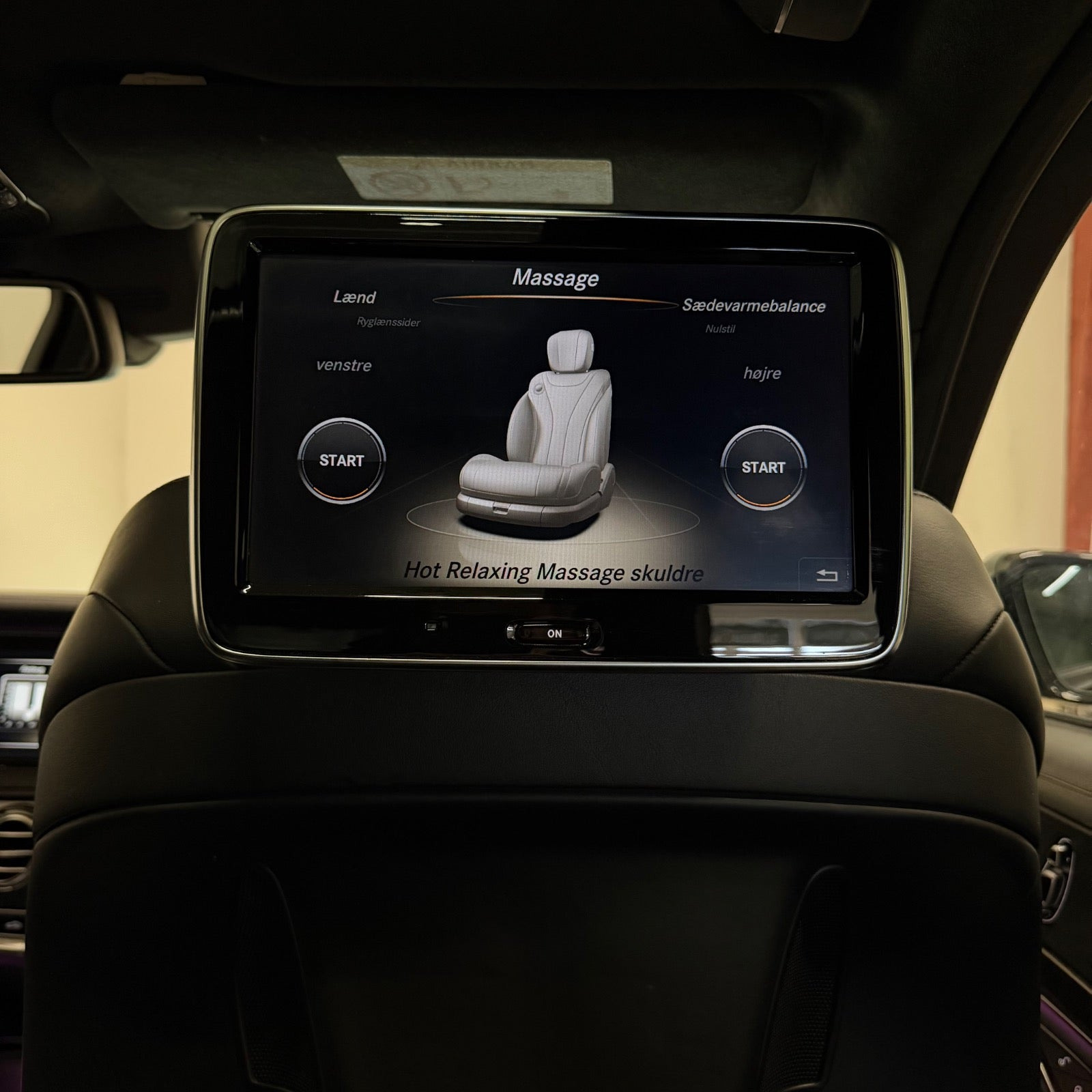 Sort Mercedes S350 fra 2013