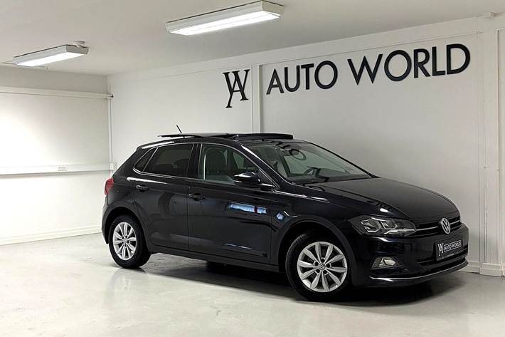 Sort VW Polo fra 2019
