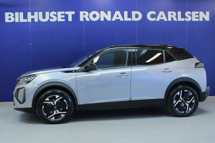 Sølv Peugeot e-2008 fra 2025