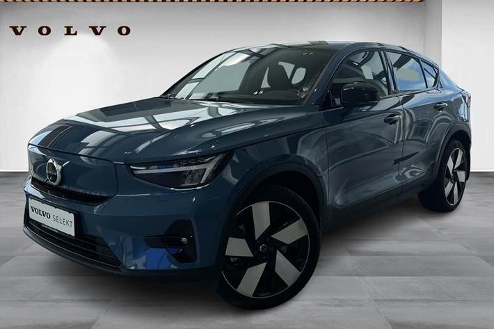 Blå Volvo C40 fra 2023