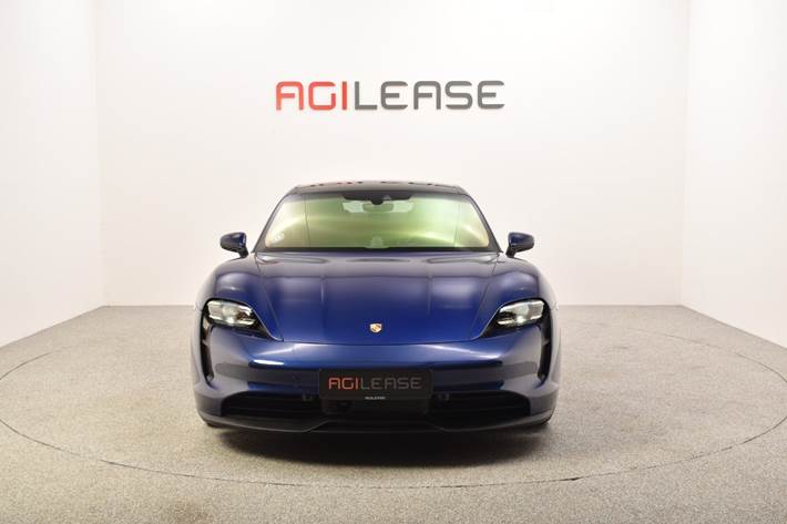 Blå Porsche Taycan 4S fra 2020