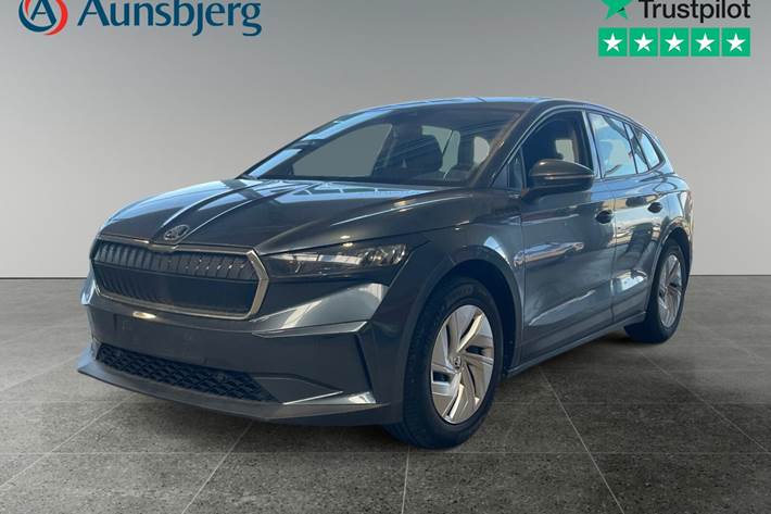 Grå Skoda Enyaq fra 2021