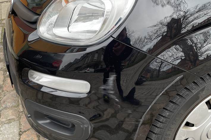 Sort Fiat Panda fra 2019