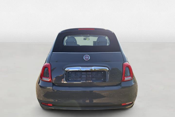 Grøn Fiat 500C fra 2018