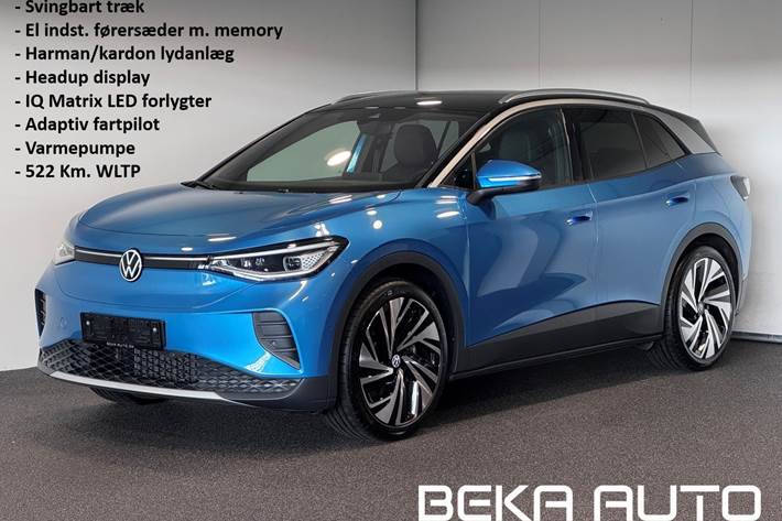 Blå VW ID.4 fra 2025