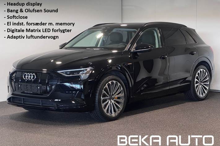 Sort Audi e-tron fra 2023