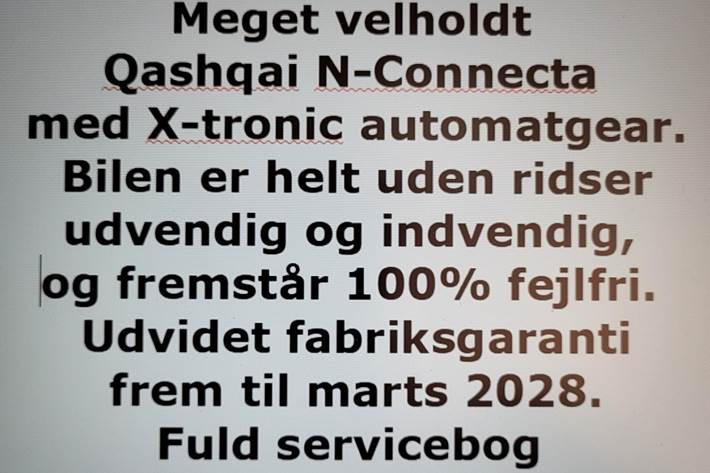 Sølv Nissan Qashqai fra 2023