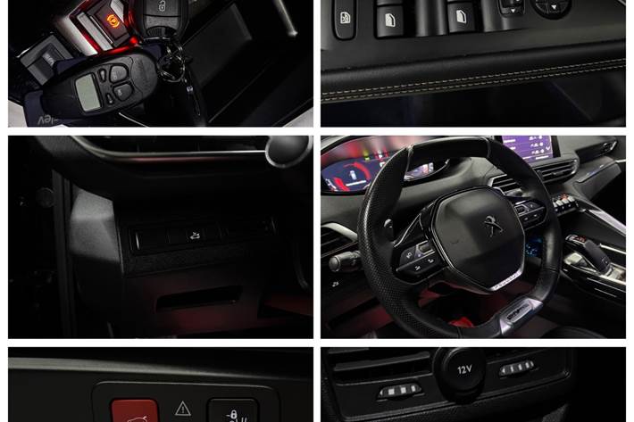 Sort Peugeot 5008 fra 2019