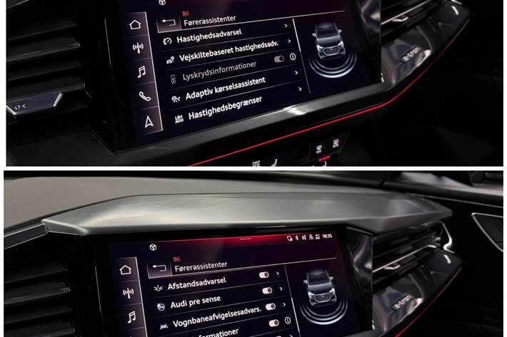 Grå Audi Q4 e-tron fra 2024