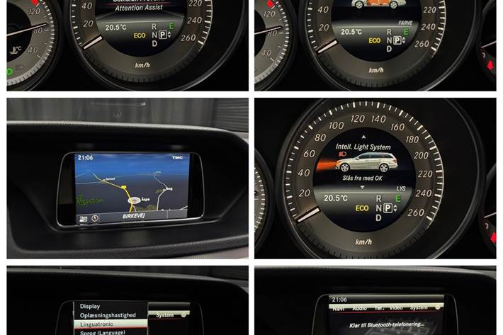 Sølv Mercedes E400 fra 2015