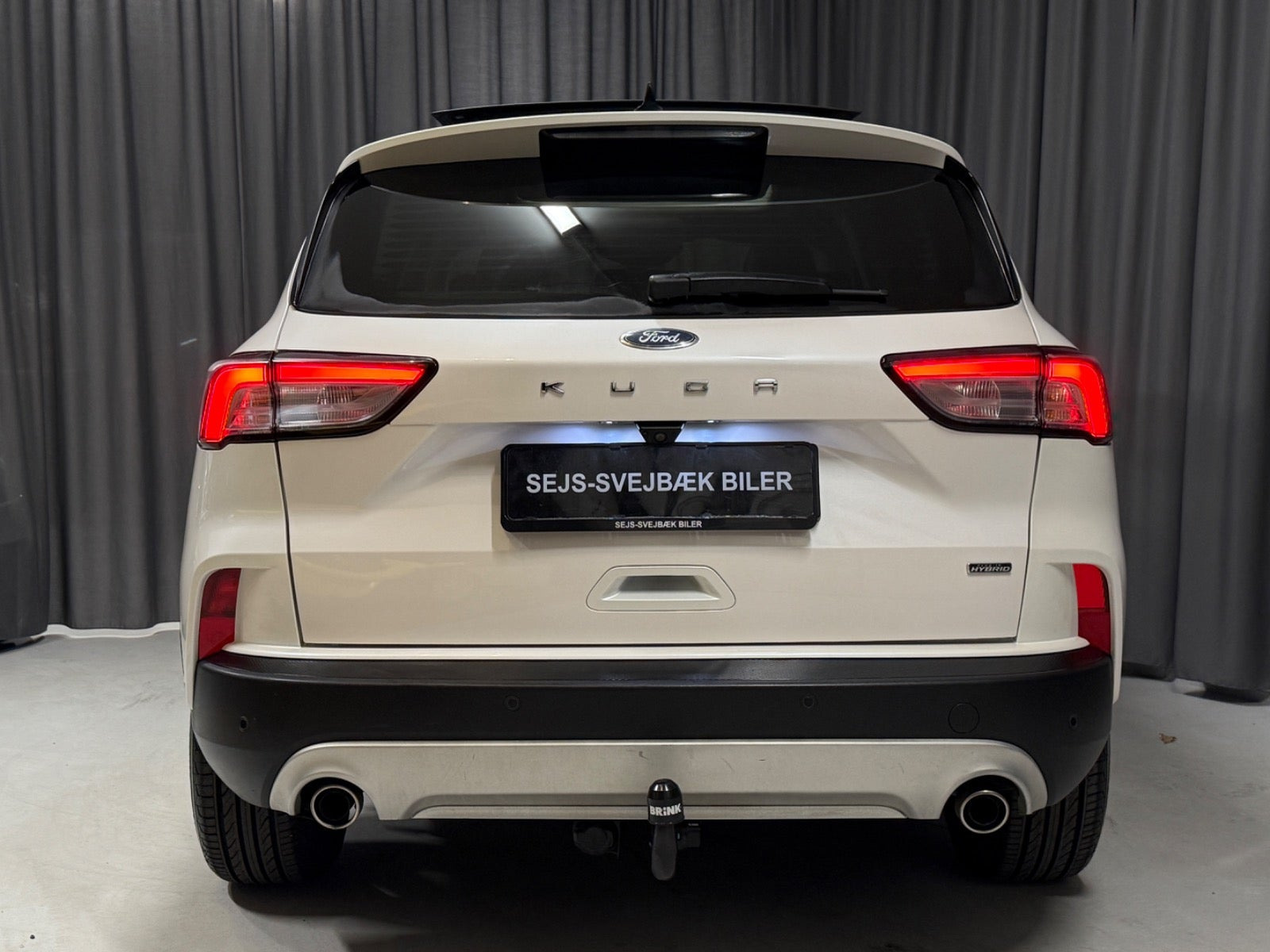 Hvid Ford Kuga fra 2020