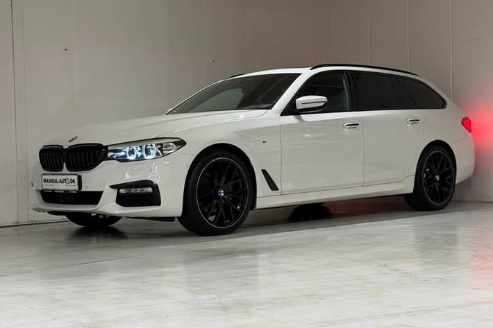 Sort BMW 520d fra 2018