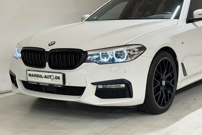Sort BMW 520d fra 2018