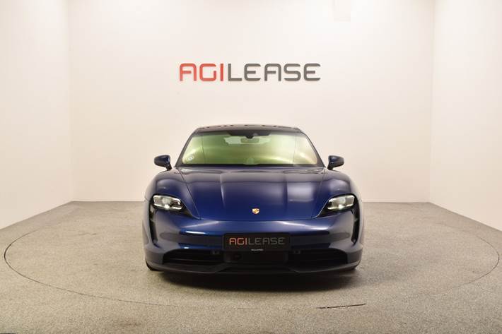Blå Porsche Taycan 4S fra 2020
