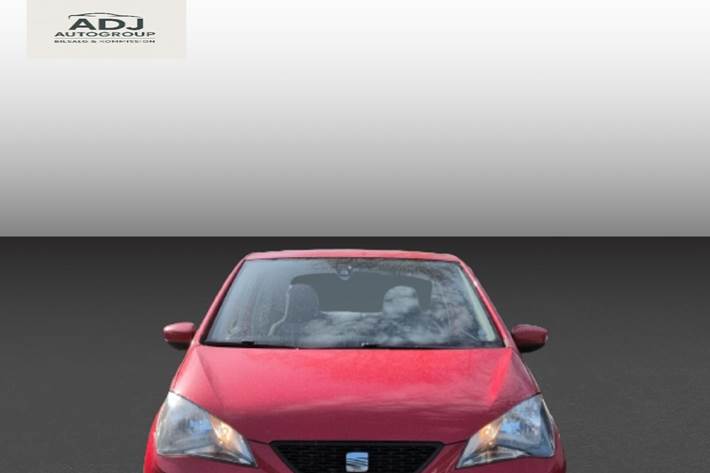 Rød Seat Mii fra 2013