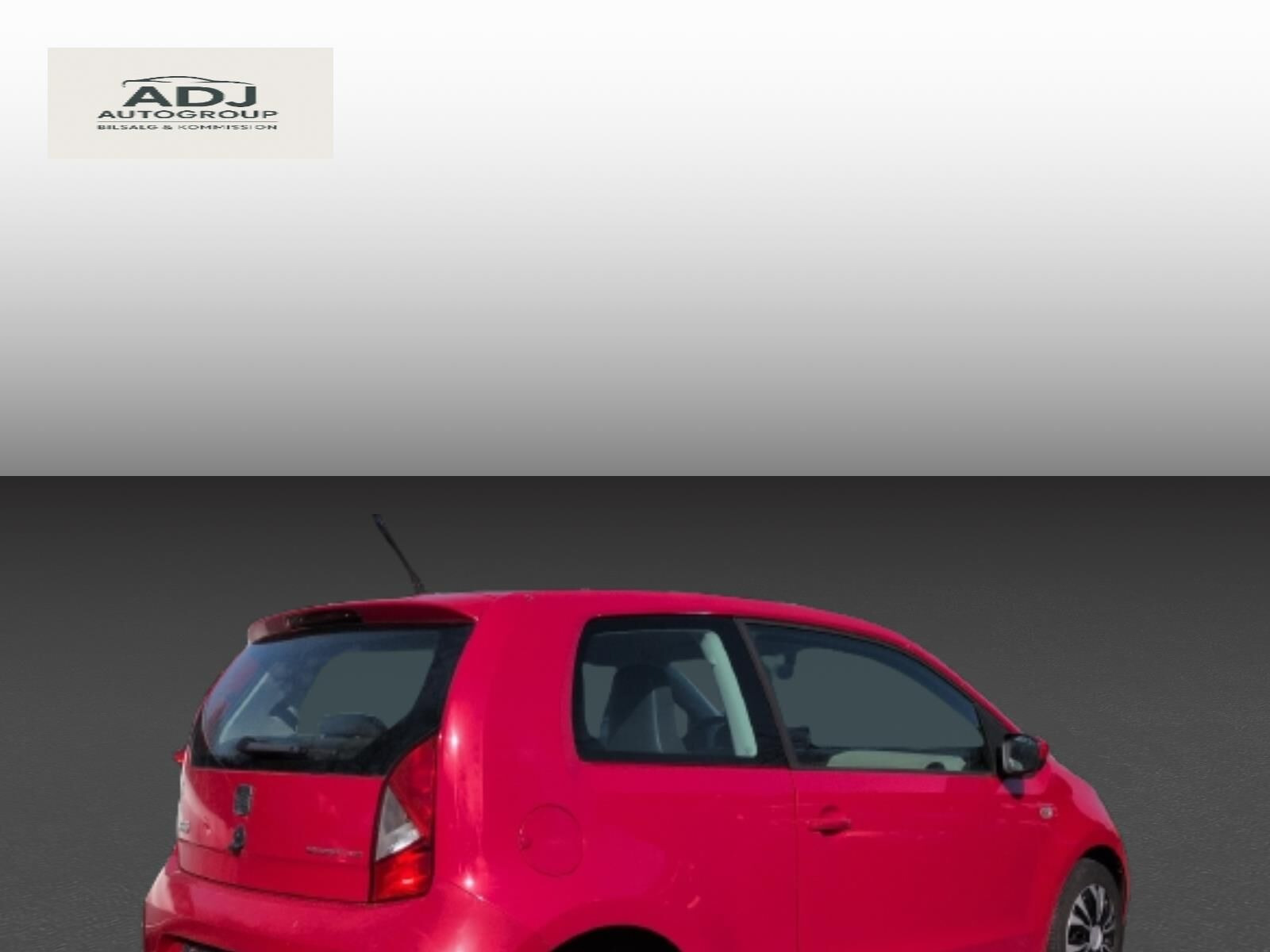 Rød Seat Mii fra 2013